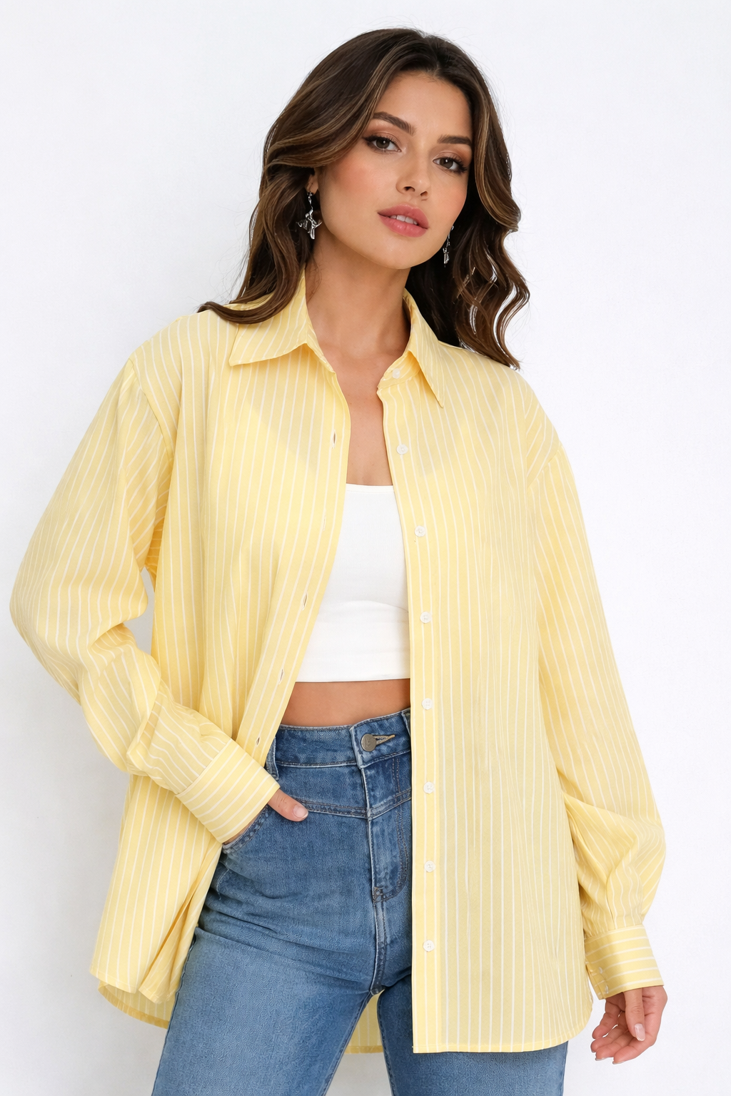 camisa amarillo urmah modas