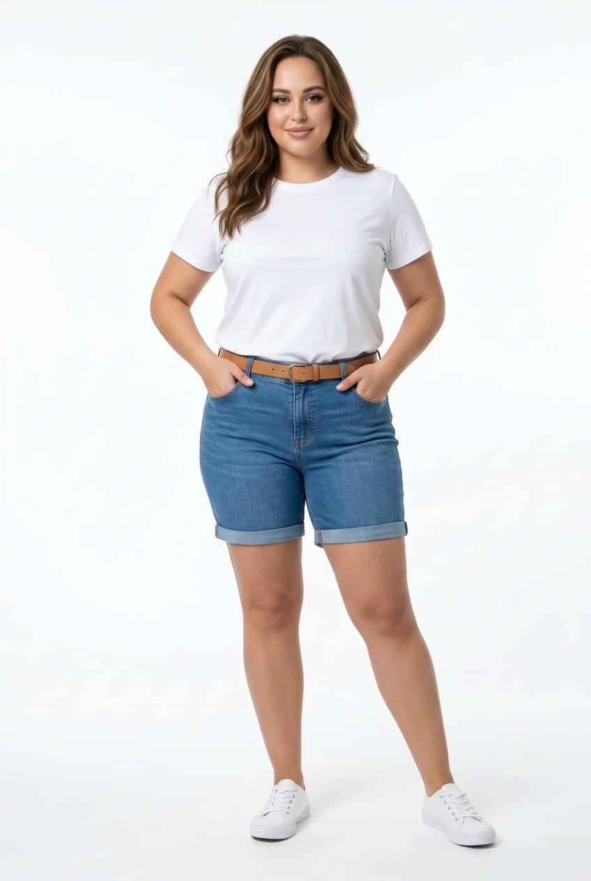 Pantalón vaquero bermuda Vip
